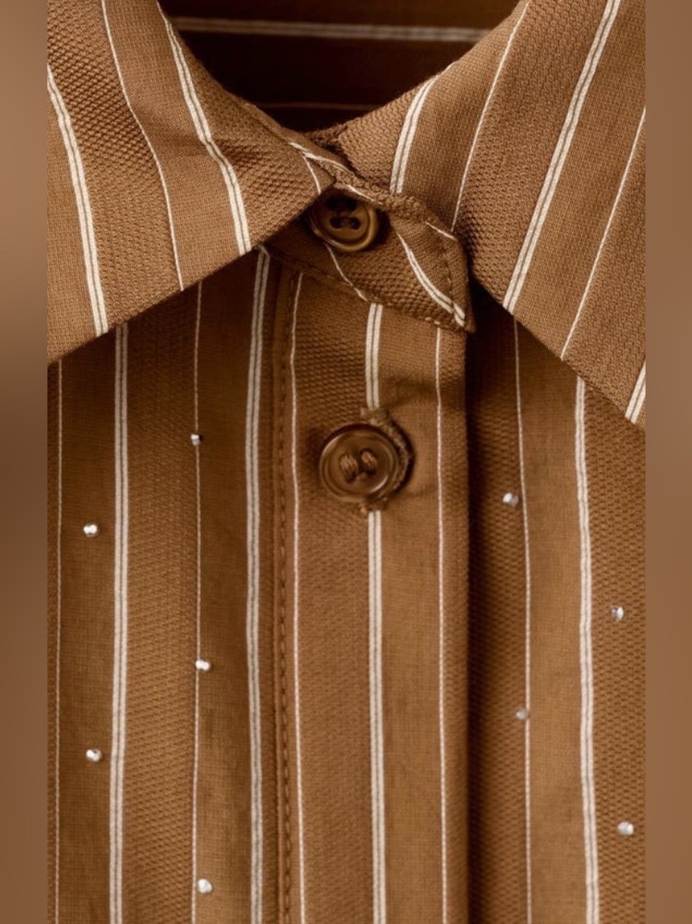 Mango Stripe Rhinestone Shirt - Picture 15 of 15